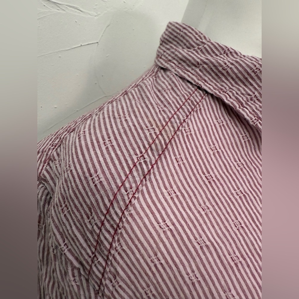 Free People No Limits Stripe Stretch
Cotton Shirt - Picture 6 of 16
